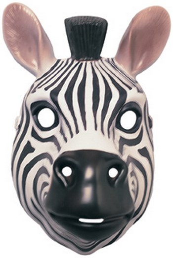 djurmask zebra