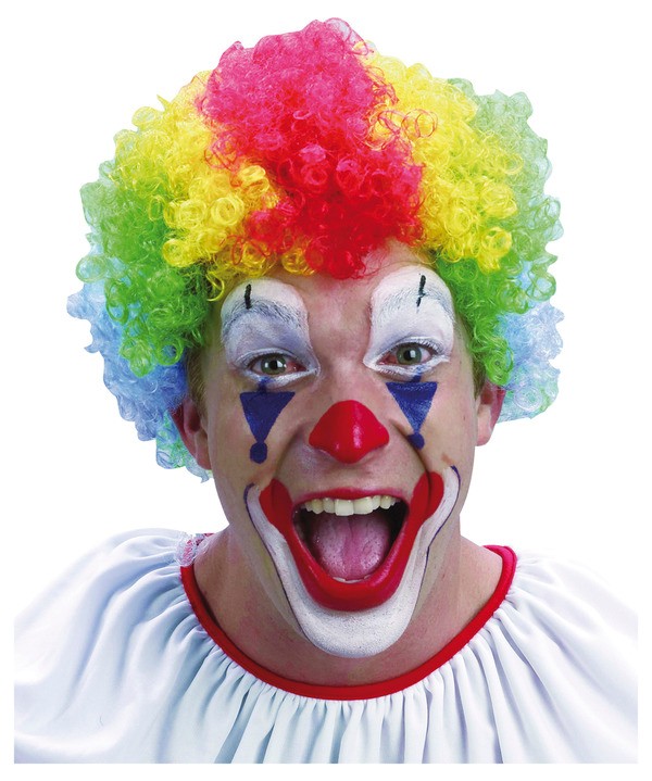 Peruk Röd Clown main image 0