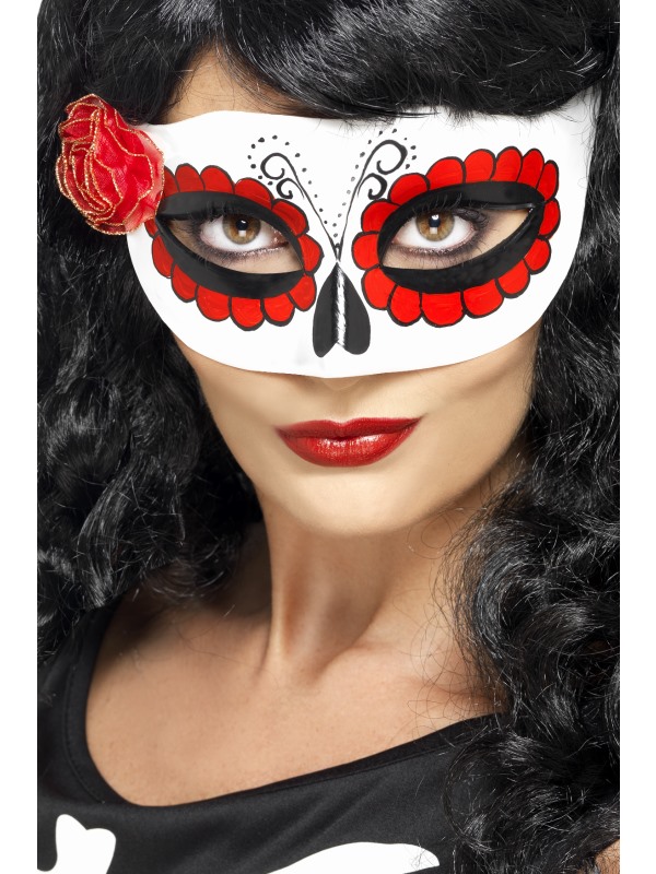 Gotisk Skuldertaske Med Mexicansk Day Of The Dead Motiv