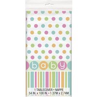 Bordsduk - Baby shower pastel