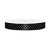 Svart satinband med vita prickar - 12 mm x 25 m