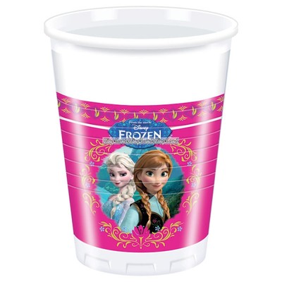 Disney Frost partymuggar i plast 180ml - 8 st