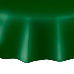 Grön rund bordsduk - plast - 86cm - 213cm