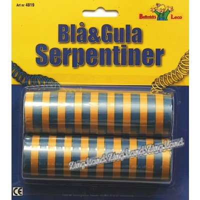 Serpentin - bl/gul 2-pack