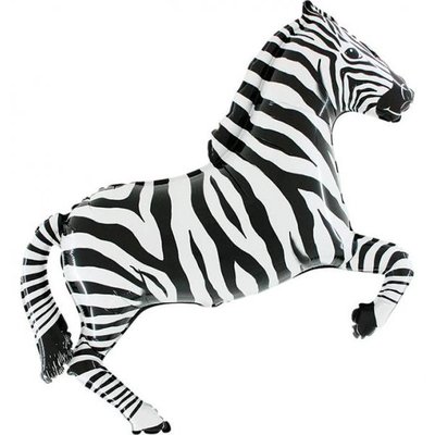 Folieballong - Zebra Shape