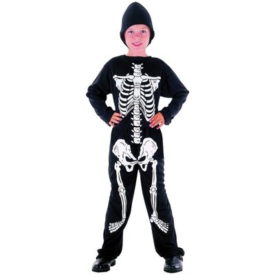 Skelett - maskeraddr�kt barn