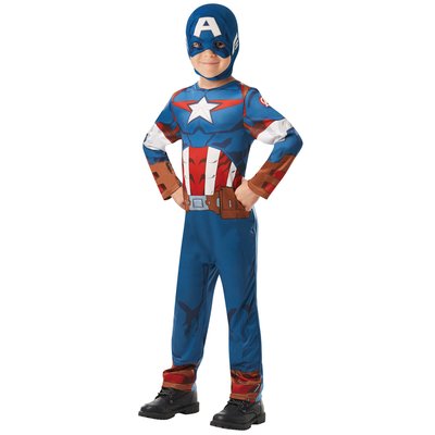 Captain America maskeraddrkt - Barn