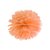 Pompom - Ljusorange 35 cm