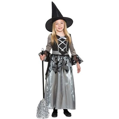 Grå häxa maskeraddräkt barn Grå häxa maskeraddräkt barn