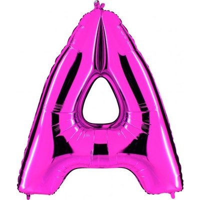 Bokstavsballonger - Rosa 100 cm