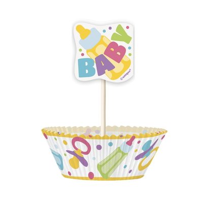 Cupcake kit - Baby shower 24 st