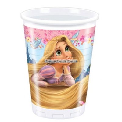 Disney Rapunzel plastmuggar 180ml - 10 st