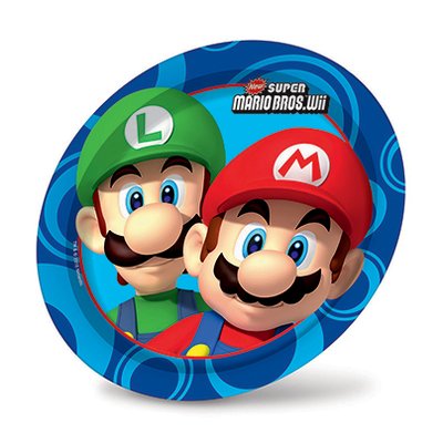 Super Mario brdrar partytallrikar i papper - 8 st