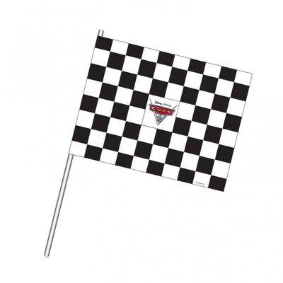 Disney bilar Racingflaggor - 4 st