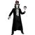Voodoo-man maskeraddräkt, svart - Medium