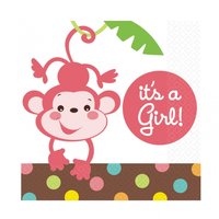Fisher Price 2-lagers kaffeservetter 25 cm - It's a Girl - 16 st Fisher Price 2-lagers kaffeservetter 25 cm - It's a Girl - 16 st