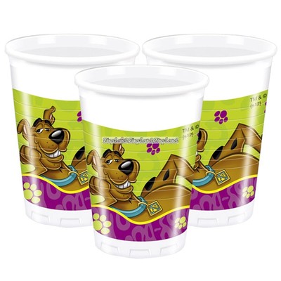 Plastmuggar Scooby doo 200ml - 8 st