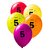 Sifferballonger Latex 5 - 10-pack