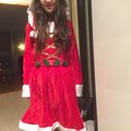 Jultomte maskeraddräkt liten tjej Jultomte maskeraddräkt liten tjej