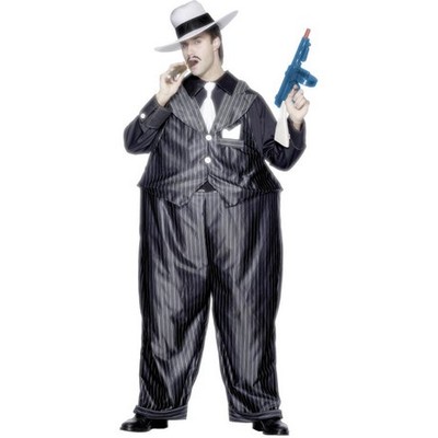 Tjock gangster maskeraddrkt