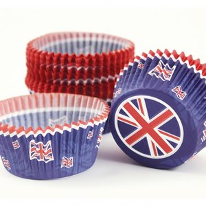 Muffins/cupcakeformar Storbritanniens flagga