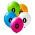 Sifferballonger Latex 0 - 10-pack