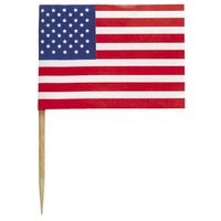 USA mini flaggor - 30 st