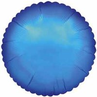 Folieballong - Rund Blå 45 cm