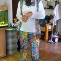 Min blivande man på hans svenska. Hippie maskeraddräkt man