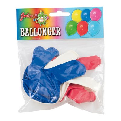 Rda/bl/vita ballonger 10-pack
