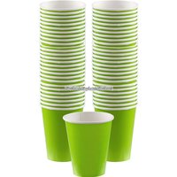Kiwigröna kaffemuggar i papper - 340 ml - 40 st Kiwigröna kaffemuggar i papper - 340 ml - 40 st
