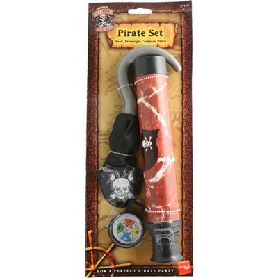 Pirat set med teleskop