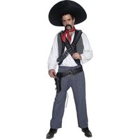 Mexikansk bandit maskeraddräkt - Medium