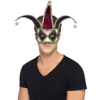 Gotisk venetiansk Harlequin ögonmask Gotisk venetiansk Harlequin ögonmask