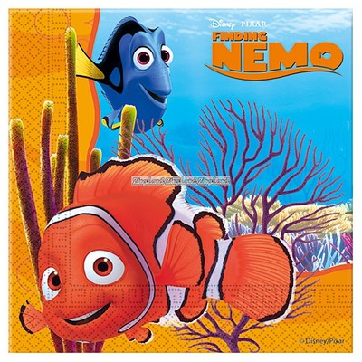Hitta Nemo - pappersservetter 2-lagers 33 cm - 20 st