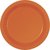 Orange plasttallrikar - 23 cm 8 st