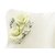 Kudde fr vigselringar - Grddfrgade med grddfrgade blommor 16 cm