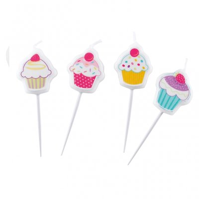 Cupcake ljus - sm figur ljus