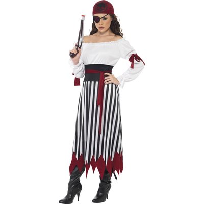 Pirat Lady maskeraddrkt