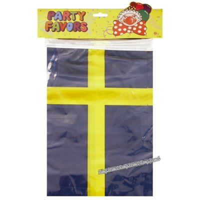 Svensk flagg-girlang - 6 m