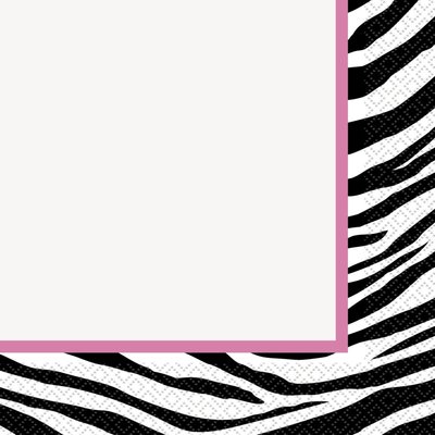 Servetter - Zebra 16 st