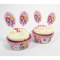 Disney prinsessa glittrande muffins set - 48 st Disney prinsessa glittrande muffins set - 48 st