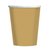 Guldfärgade pappersmuggar - 266 ml - 8 st