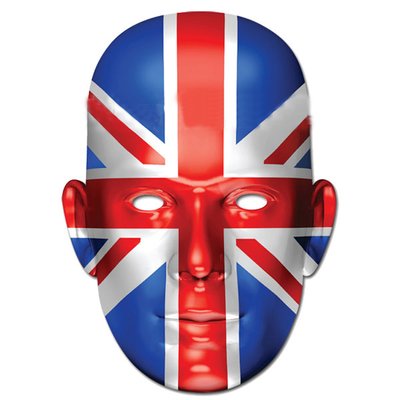 Ansiktsmask brittiska flaggan