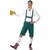 Oktoberfest maskeraddräkt, grön - Large