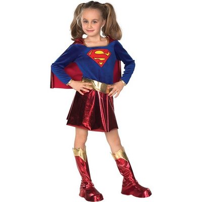 Supergirl maskeraddrkt barn