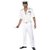 Top Gun kapten maskeraddräkt, vit - Medium