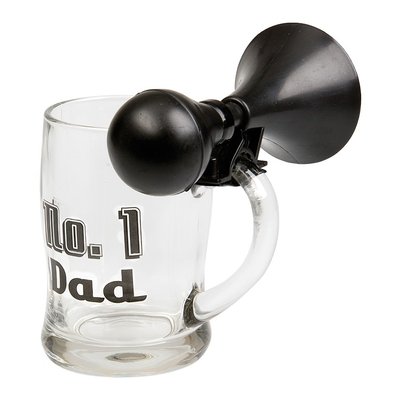 Ölglas med tuta - No.1 Dad