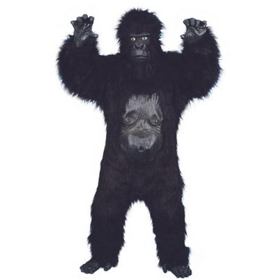 Deluxe gorilla maskeraddrkt