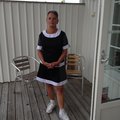 Rockabillie-fest på Bohus-Malmön 28e maj 1950-tals Rockabillly maskeraddräkt